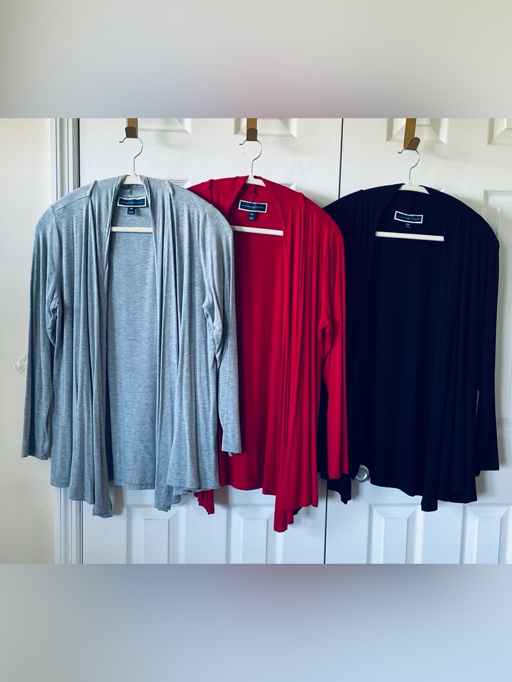 Karen Scott Petite Women’s Open-Front Soft Cardigan  - Bundle 3 x $20